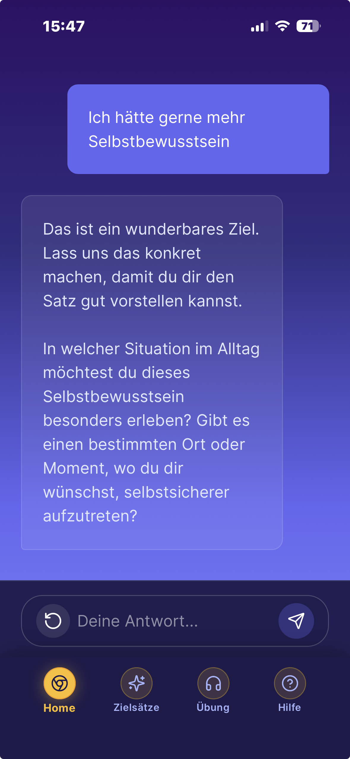 10-Satz App Screenshot